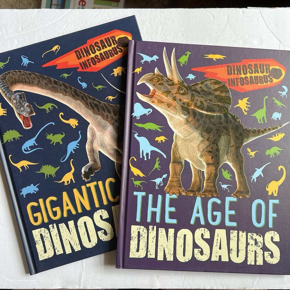 Dinosaur Infosaurus Gigantic Dinosaurs The Age of Dinosaurs Hardcover Book Set